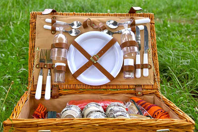 Picnic in the Park Fresh Gourmet Food  Basket (#1135)  "Picture Shown Largest Size"