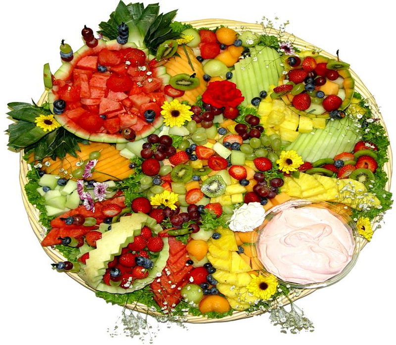 Fresh Designed Fruit Tray (  #1166)  "Picture Shown Largest Size"