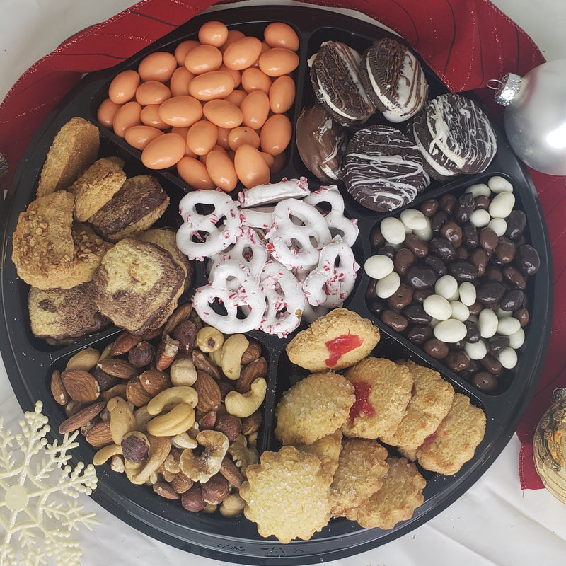 Nut &Chocolate Cookie Tray (# 1184)  "Picture Shown Largest Size"