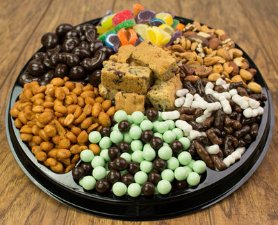 Nut & Chocolate Black Tie Tray #6709