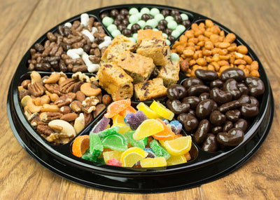 Nut & Chocolate Black Tie Tray #6709