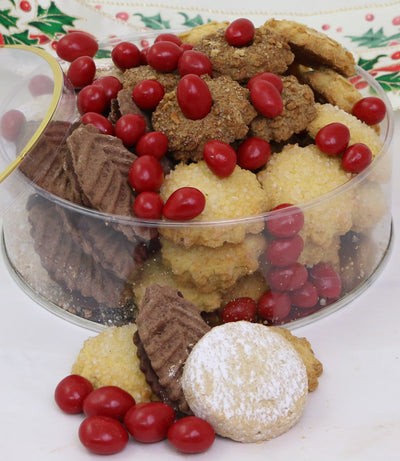 Holiday Favorite Holiday Cookie Lucite Tin  #7425