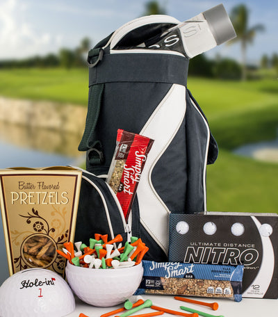 Golf Bag Cooler Gift Basket #6230  "Picture Shown Largest Size"