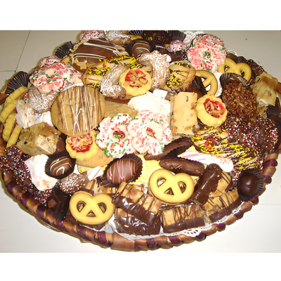 European Cookie, Biscotti and Chocolate Tray #6602 "Largest Gift Picture Shown"