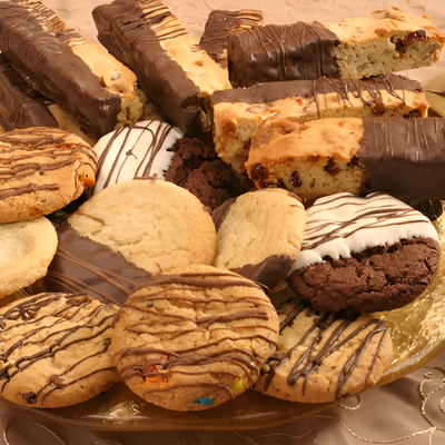 Holiday Gift Dipped Chocolate Chip Cookies & Cherry Biscotti #5331