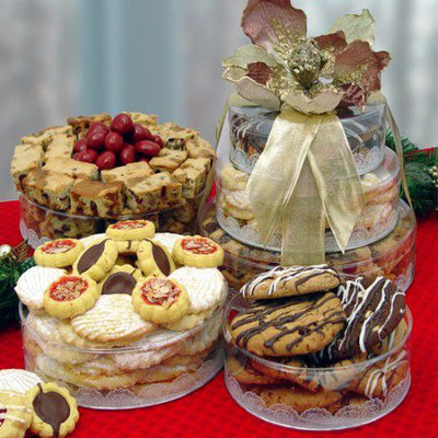 Stacked Towers of Bakery Gift #6108  "Picture Shown Largest Size"