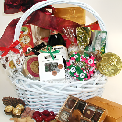 Casino Fun Gift Basket 6213  "Largest Gift Picture Shown"