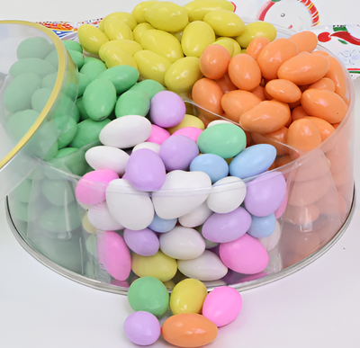 Holiday Roasted & Glazed Nuts Lucite Tin  #7424