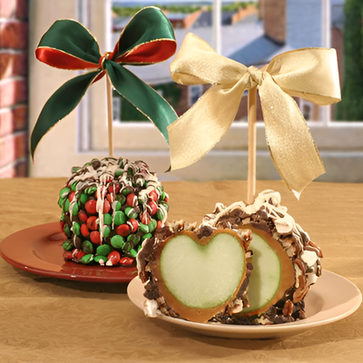 Grannys Holiday Gift (2)Apples (one of each) #5329  "Picture Shown Largest Size"