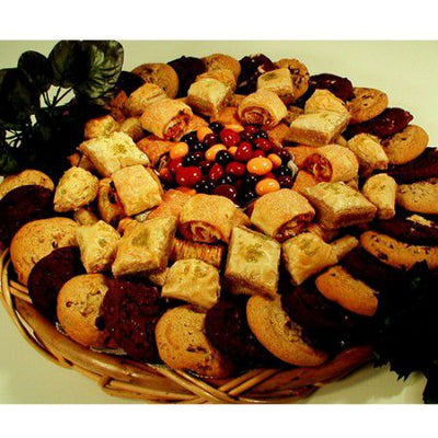 Gourmet Baked Goods & Chocolate Fruit Medley Gift Trays #6607  "Picture Shown Largest Size"