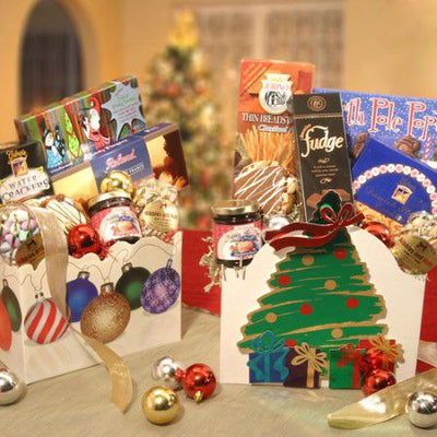 Holiday Christmas Gift Boxes #5243  "Picture Shown Largest Size"