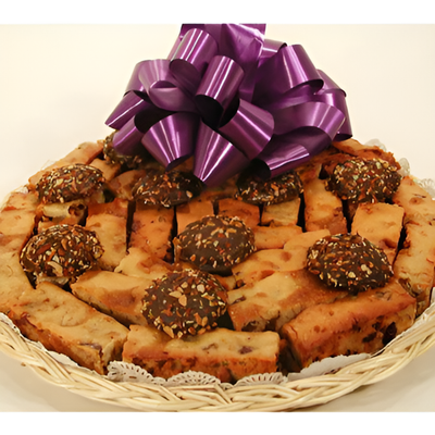 Biscotti Cherry and Cookie Tray #6627"Largest Gift Picture Shown"