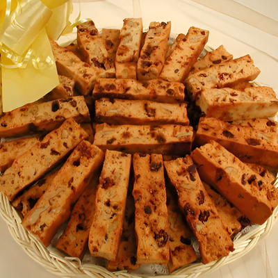 Cherry Biscotti Tray #6616  "Picture Shown Largest Size"