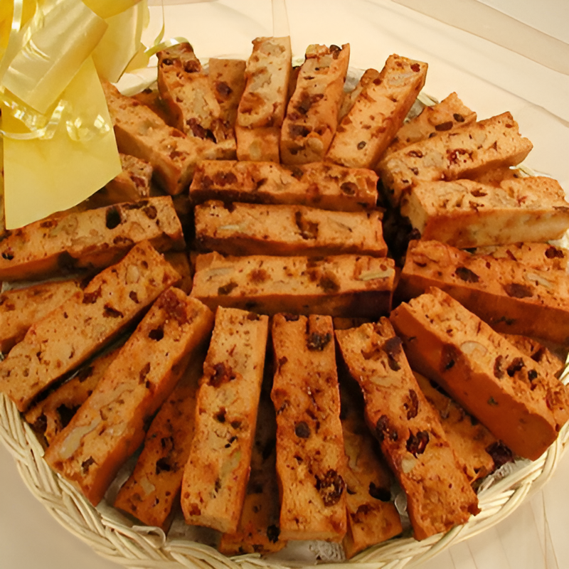 Cherry Biscotti Tray #6616  "Picture Shown Largest Size"