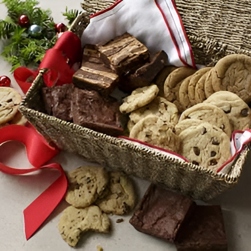 Cookies & bakery, Gourmet Basket (#1113) "Largest Gift Picture Shown"