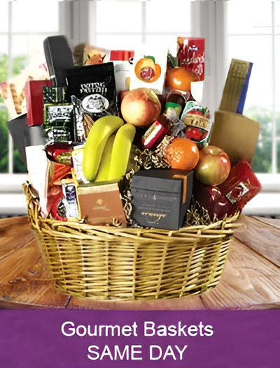 Gourmet-baskets Fresh Fruit Basket (# 1131)  "Picture Shown Largest Size"