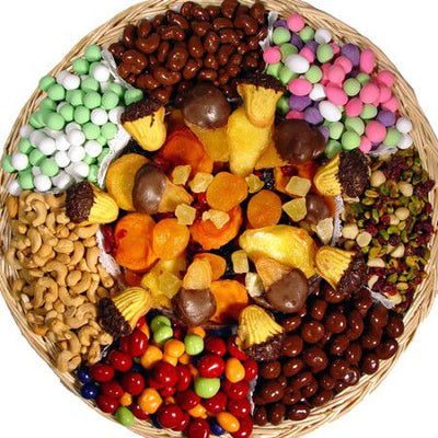 Shiva Nut & Chocolate  Tray #6716  "Picture Shown Largest Size"