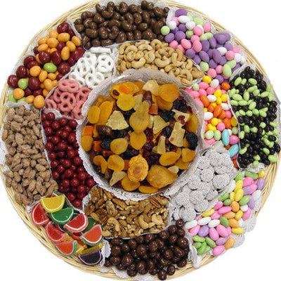 The Ultimate Nut & Chocolate Gift Tray #6708  "Picture Shown Largest Size"