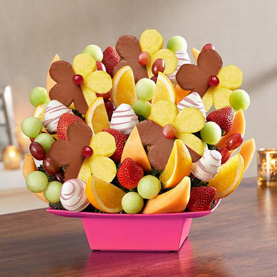 Sweet Fun fresh Delicious edible Fruit Bouquet #1909  "Picture Shown Largest Size"