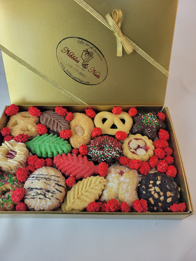 Fancy Gold Italian Cookie Box  #5357  "Picture Shown Largest Size"