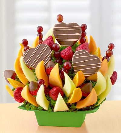Sweet Memories fresh Delicious edible Fruit Bouquet #1901  "Picture Shown Largest Size"