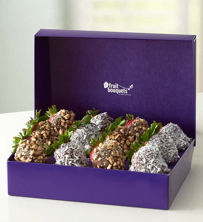 12 Truffle Chocolate Strawberries #3961