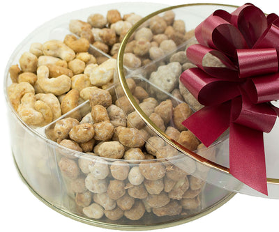 Assorted Butter Toffee Nuts Mix Round Gift