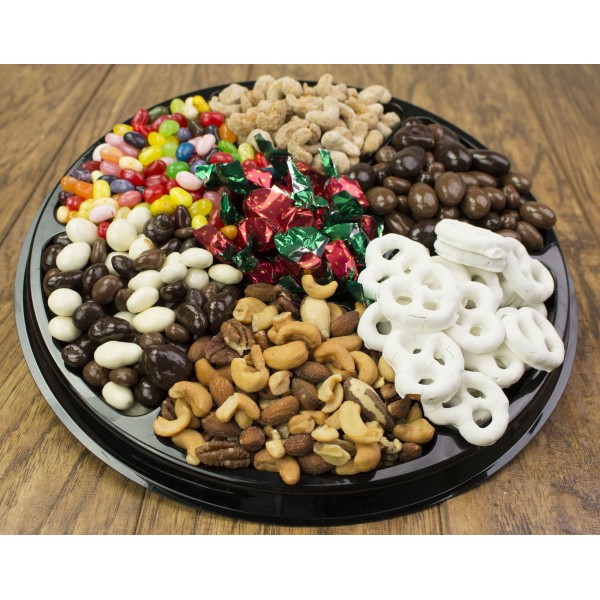 Nut & Chocolate Black Tie Gift Tray (Md.) 6710