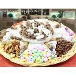 Chocolate, Nut, Dipped Pretzels and Candy Tray 6702