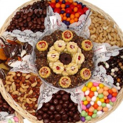 Crowd Pleaser Chocolate Nut Gift Tray 6704