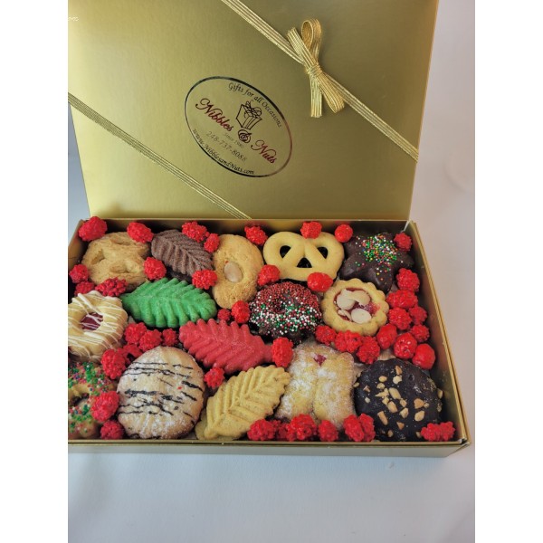 Fancy Gold Italian Cookie Box #5357