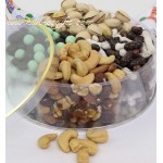 Holiday Roasted Nuts, Chocolates, Chocolates & Candies Lucite Tin 7419
