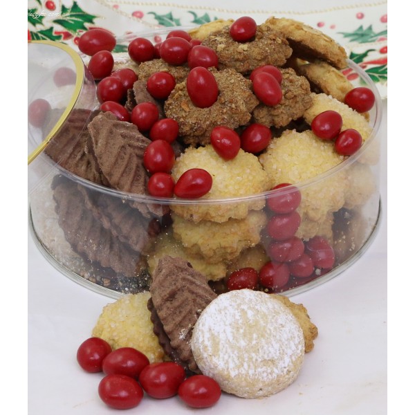 Holiday Favorite Holiday Cookie Lucite Tin #7425