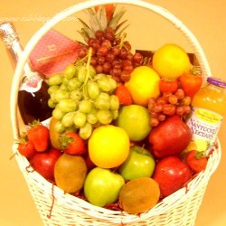 Deluxe Fruit Gift Basket 6630